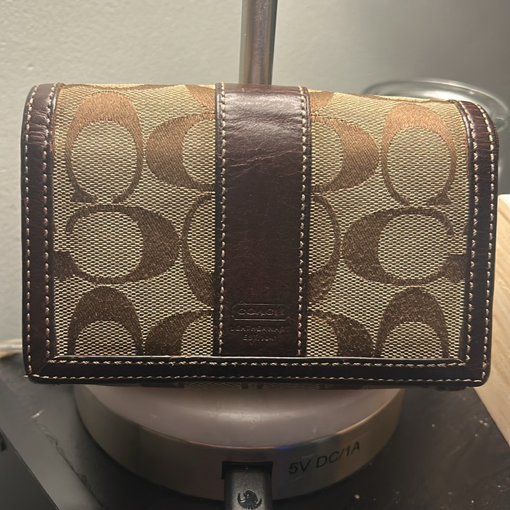 Coach button wallet